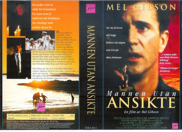 16578 MANNEN UTAN ANSIKTE (VHS)